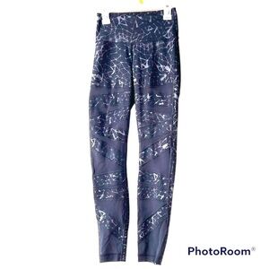 Lululemon Black Mesh Panel Leggings Size 2